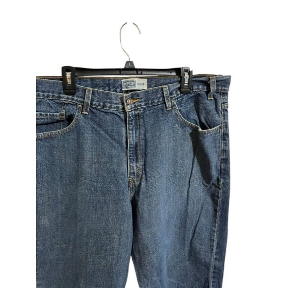 Signature Levi Strauss & Co Men's 42x32 Jeans Regular Wash Denim Mens Relaxed - Picture 3 of 5
